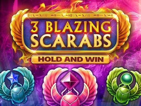 3 Blazing Scarabs Hold and Win screenshot